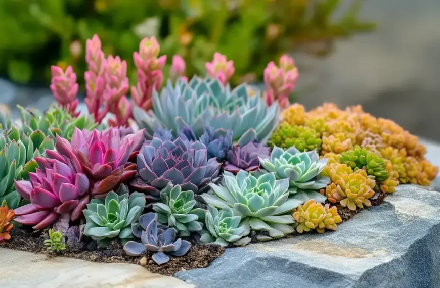 Deze vetplanten passen perfect in elke tuin, zelfs de droogste